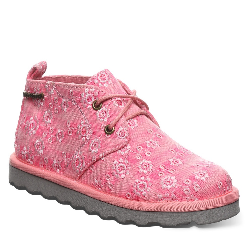 BEARPAW Skye Youth Magenta Eyelet Boot